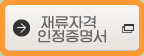 재류자격 인정증명서